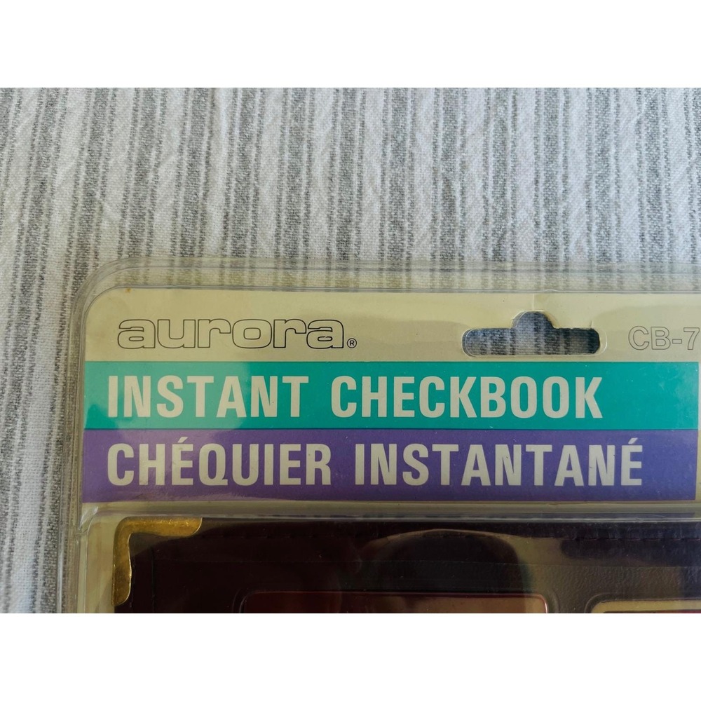 Vintage Aurora CB-710 Instant Checkbook Banker Calculator Designer Wallet WORKS! - Picture 3 of 7